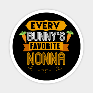 MENS EVERY BUNNYS FAVORITE NONNA SHIRT CUTE EASTER GIFT Magnet